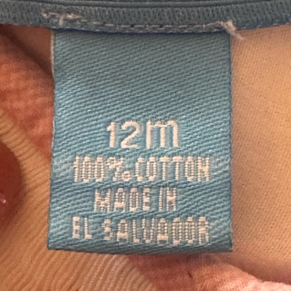 Anavini Hand Smocked Pink Dress Baby 12M Gingham Blue Bird Bow - Picture 7 of 8